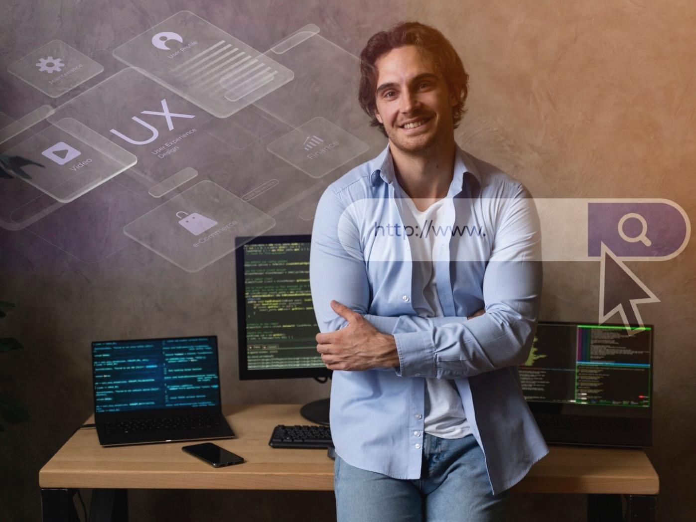 Software testing methodology visualization showing test case development process